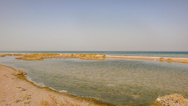 Representative photo of beaches in Bahrain, not Mina Salman
