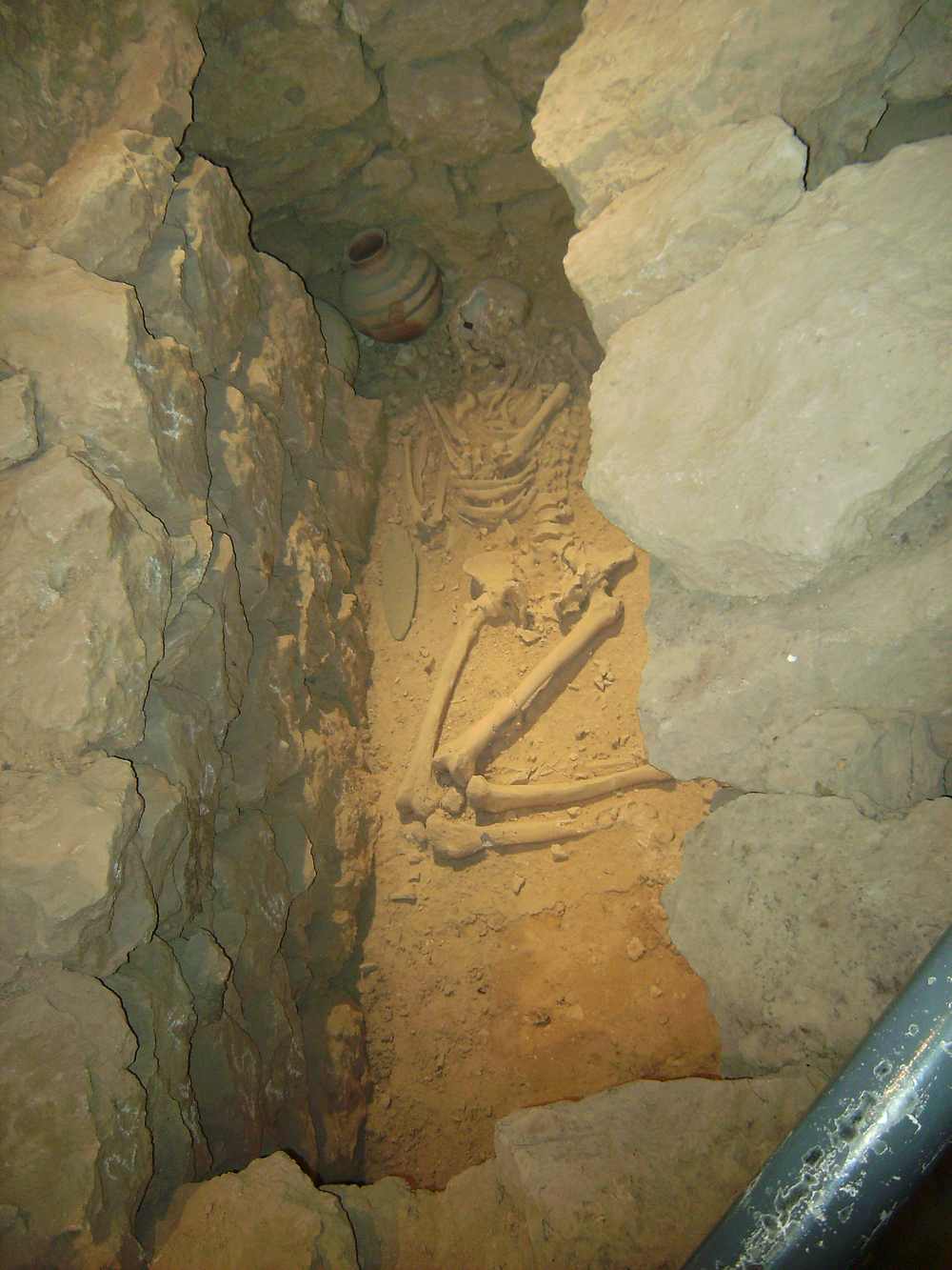 Burial mound — Early burial mound , moved to Bahrain museum